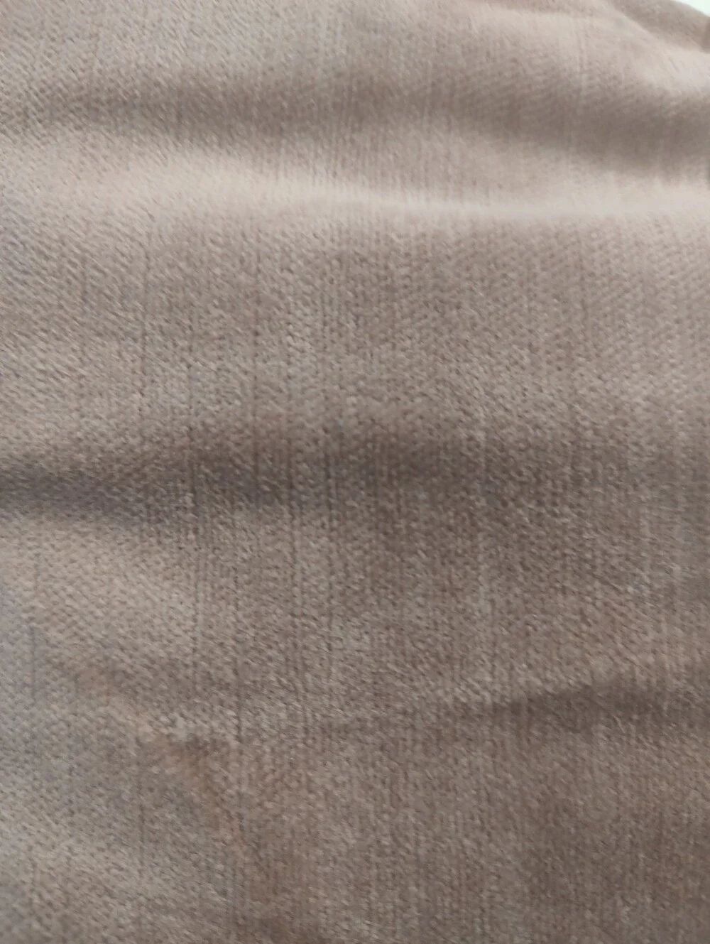 CB2 Organic Cotton Textured Velvet Curtain Panel - Dusty Orchid 48